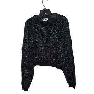 Vintage Bri-Ada by Howie Crop Oversized Metallic Sweater. Size XL.